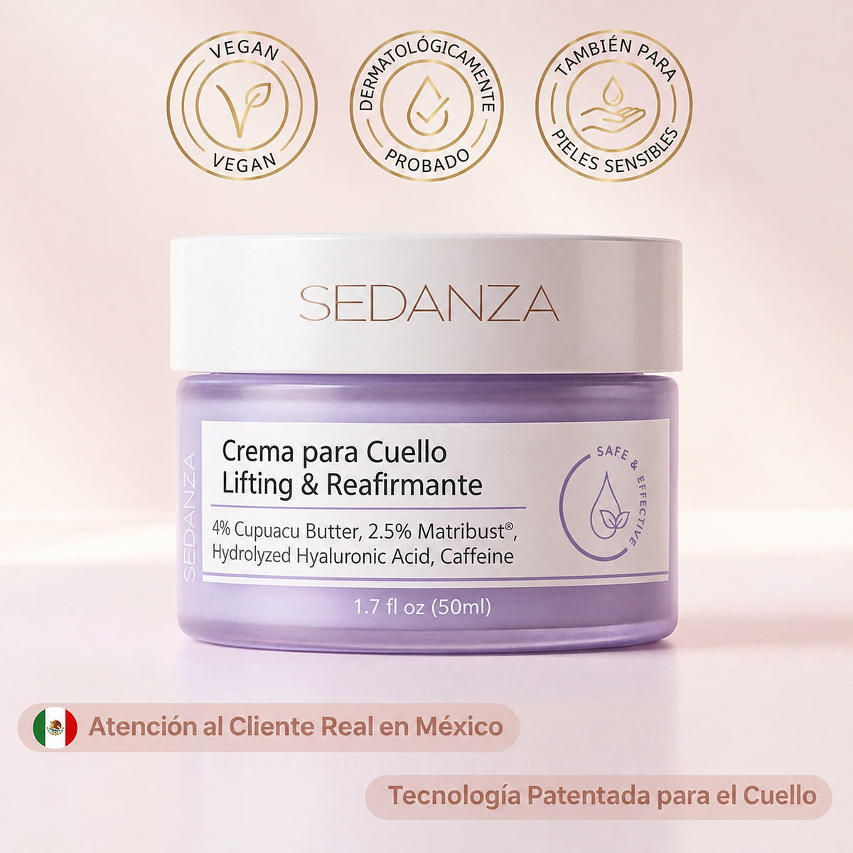 Crema para Cuello Lifting & Reafirmante SEDANZA